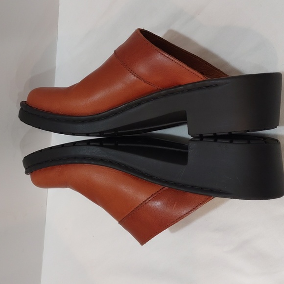 Josef Seibel Leather Slip on Mules Clogs Size US 9 / EU 40 British Tan Womens - Picture 12 of 15